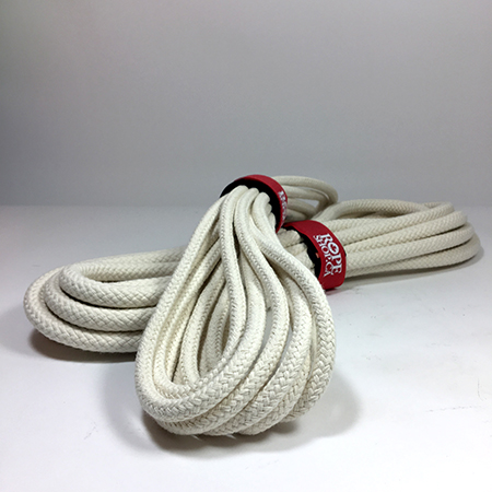Solid Braid Ultra Cotton Lacing Cord 1/8 White #4 (1500 feet)