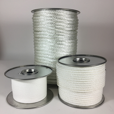 Tie Line Solid-Braid Nylon Rope - 1/8 x 600' Spool – Carbon Bulk